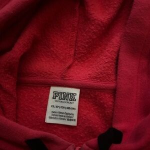 Red PINK VS zip up jacket! 🌷